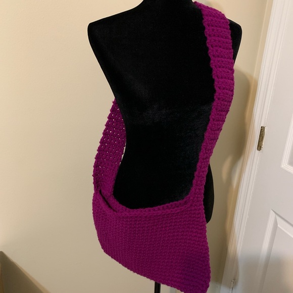 Crossbody Bag Handmade Crochet - Picture 5 of 16